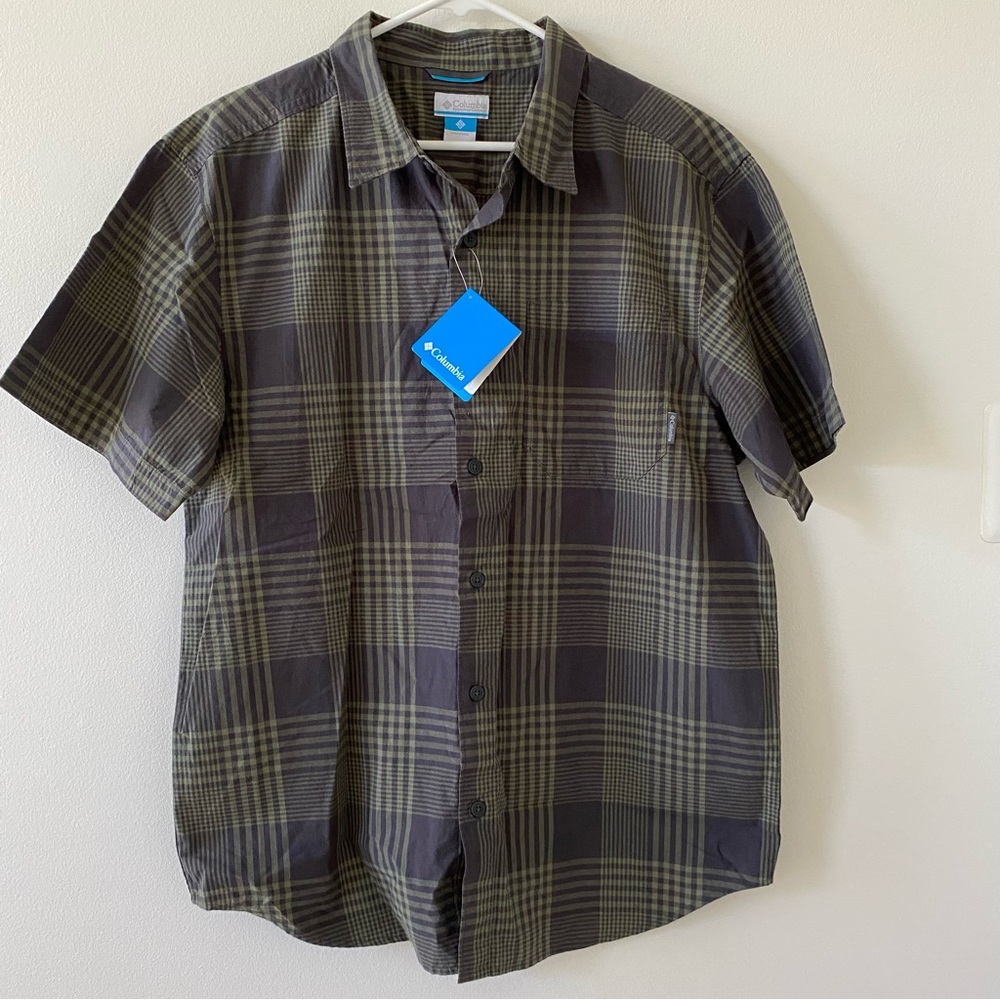 Columbia Men’s Eagle Creek Plaid Short Sleeve Shirt